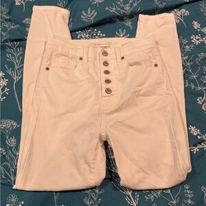 6 for $15 Eunina Women's Cream High Rise Pants